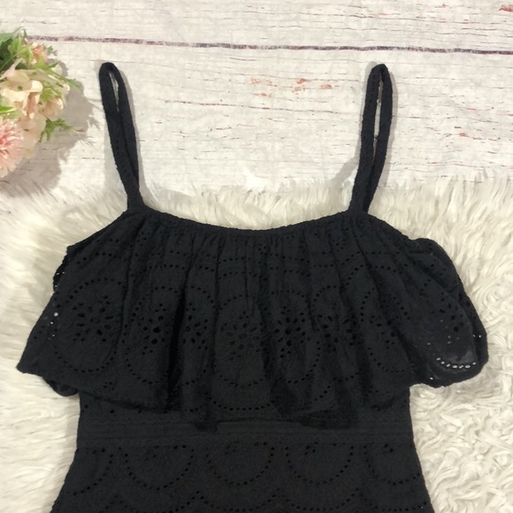 Lovers + Friends Black Lace Midi Dress - Picture 5 of 13